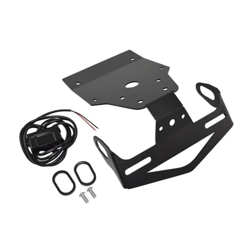 Support Plaque Moto ADV160 Fixation Solide Anti Vibration LED - 2
