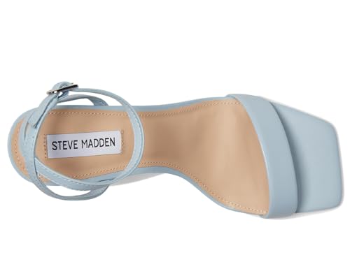 Steve Madden Steve Madden Women's Luxe Light Blue Leather 7.5 Medium