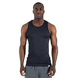 SMILODOX Herren Tank Top Damien - Shaped Fit ärmelloses Oberteil mit Rundhals, Größe:XL, Color:Dunkelblau