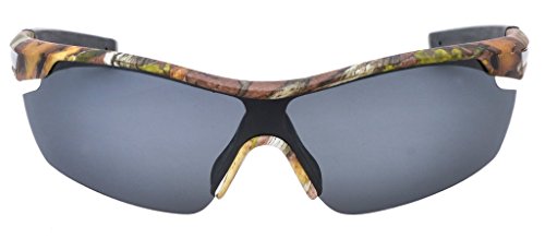 Image of Hornz Polarized Sunglasses Men Camouflage Wrap Around Sport Frame Lightweight