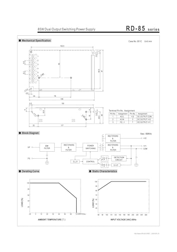 Alimentation à découpage double sortie 85W pour sécuriser vos circuits - 3