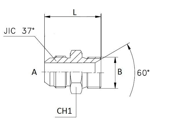Raccordi Idraulici E Pneumatici. Adattatori Idraulici JIC - Foto 9