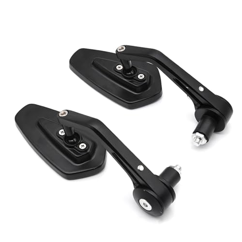Espejo retrovisor lateral para extremo de barra de 22mm con ajuste angular para moto 5