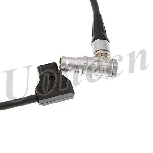 Uonecn Right Angle 8 pin Female Power Cable Dtap Plug for ARRI Alexa Mini Camera