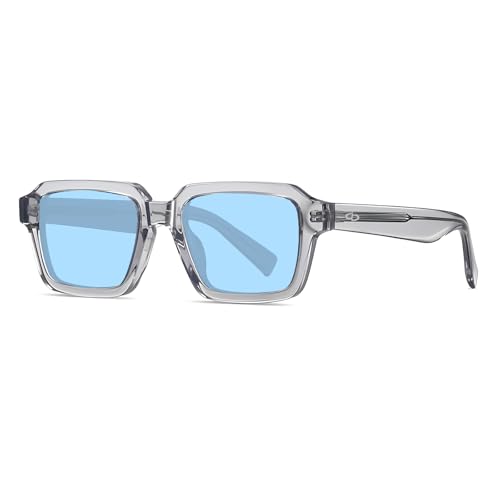 Catálogo de Mont Blanc Lentes Oftalmicos más recomendados. 31 Lentes de Sol - Montpellier - Armazón Gris - Lente Azul