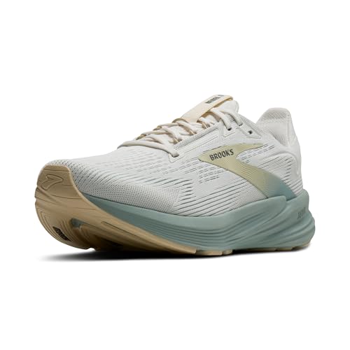 Brooks Men’s Revel 8 Neutral Running & Walking Shoe - Coconut/Gray Mist/Sand - 11 Medium