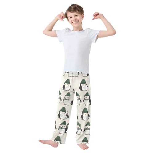 Pajama Bottoms, Pajamas Pant Cute Penguins Lounge Wear Casual Cartoon Animals Sleep Long Pants Soft Pjs Sleepwear2