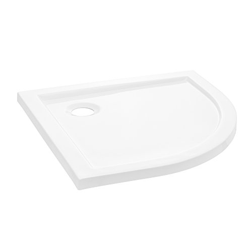 Plato de Ducha de Neu.Haus, 100x100 cm, Blanco, Cuatro de Circunferencia, extraplano