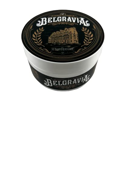 Belgravia Shave Cream - Vegan, Beta Carotene, Antioxidants. Not tested on animals, No Animal Ingredients. 3.5 oz. Scent notes of Notes of Pineapple, Pink Pepper, Bergamot, Cypress, Cedarwood