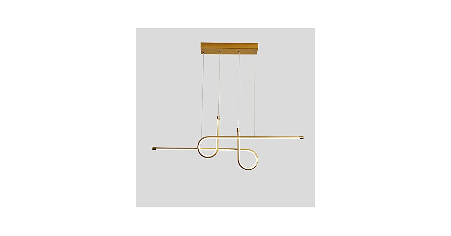 ✨Ree✨ FIYUEOYI 5-Light Gold Chandelier,Mid Century Modern Dining