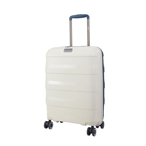 Safari Select Aeroglide 55 CM Blue Lightweight Hard Shell 8 Wheel...