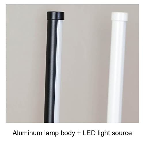 Lámpara LED de pie con base de metal de 8 cm y un diseño estilizado de 145 cm 5