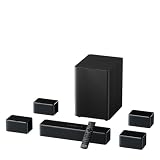 Soundbar 7.1Ch Con Audio Surround Dolby Atmos For TV 4 Altoparlanti Cablati For Connettività Versatile(Poseidon D80)