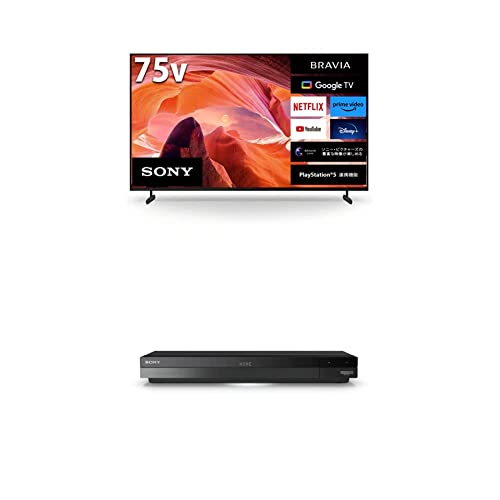 Amazon | 【セット買い】ソニー 75V型 4K 液晶 テレビ ブラビア