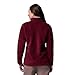 Columbia Womens Benton Springs Half Snap II Pull Over Fleece Jacket, Rich Wine/Eraser Pink, Small
