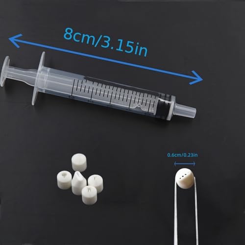 6 pieces /19 pieces /21 pieces Original Mini Clay Nozzles, Cupcake Icing Piping Kit, Hand Decorating Tips Accessories Precision Mini Tools DIY decoration - with a Converter Head (6)