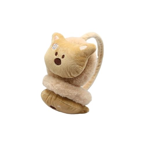 Cache-Oreilles Enfant Ours en Peluche Kaki - Un Doux Cocon de Chaleur pour l'Hiver