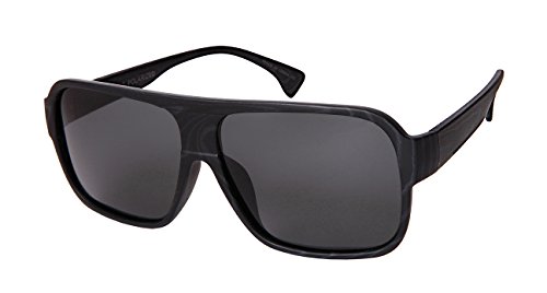 Edge I-Wear Retro Inspired Square Flat Top Polarized Sunglasses 1401WD-P