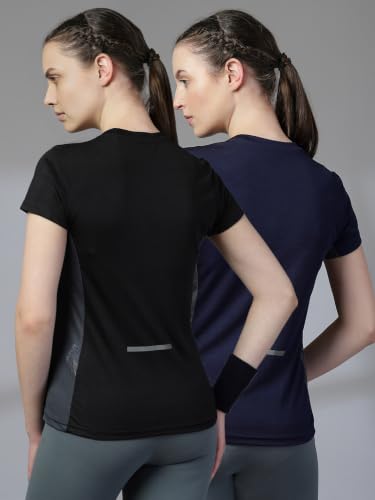 Image of CHKOKKO Gym Tshirt for Women Workout Dry Fit t Shirt Sports Tshirt Lightweight Round Neck Breathable Half Sleeve Activewear Mesh Running Yoga Tops for Woman