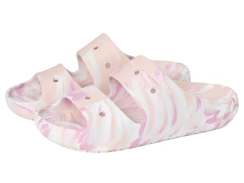 Crocs Unisex-Adult Classic Marbled Sandals Slide