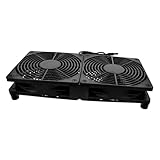 Conception ultra-mince : le ventilateur USB pour ordinateur est ultra-mince, ce qui permet d'économiser de l'espace et de le placer facilement dans des espaces restreints, ventilateur de refroidissement d'ordinateur, ventilateurs USB