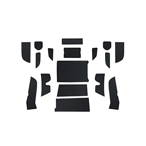 Tapis de rainure antidérapant auto Acura RDX protection compartiment noir