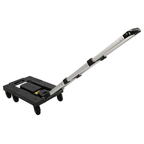Carretilla plegable portátil de aluminio con 7 ruedas miniatura 1