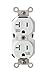 Leviton Receptacle Tamper-Proof And Weather Resistant 20 Amp 125 V Nema 5 - 20 R Wht Csa Bx