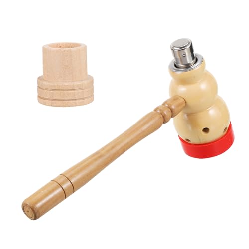Caja de Moxibustión Automática Portátil, Quemador de Moxa de Madera con Temperatura Ajustable para Uso Doméstico, Terapia del Ombligo y Alivio del Dolor