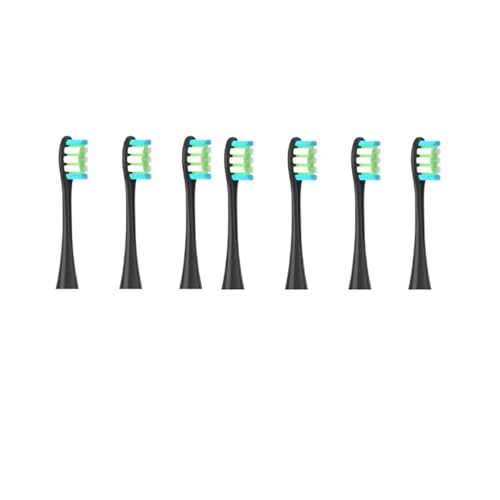 �݊��� Oclean Flow/X/X PRO/Z1/F1/One/Air 2/SE �u���V�w�b�h��u���V�^��� 7 �����p(7pcs Black)