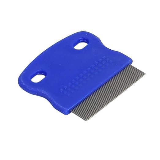 Stainless Steel Small teeth Comb-Hair combs for Head Lice, Nit & Egg Removal with Long Fine Metal Teeth (Multicolor) Plastic Handle Brush-School kids & Women-image-5