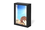 Swing Design Chroma Shadow Box Frame, 5 by 7-Inch, Black