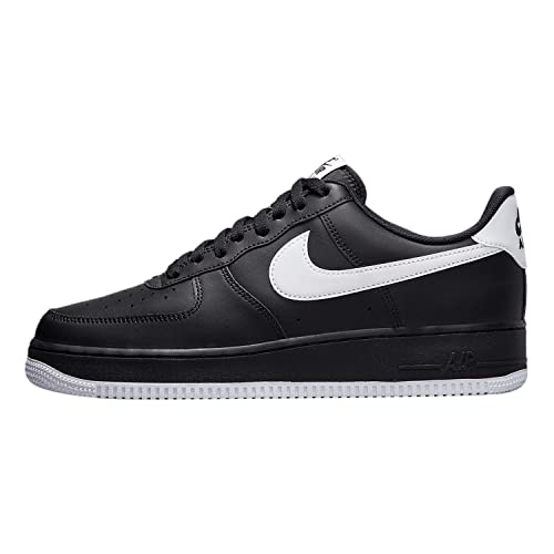 Nike Men's Air Force 1 '07 An20 Basketball Shoe, Black/Black/White, 10 UK