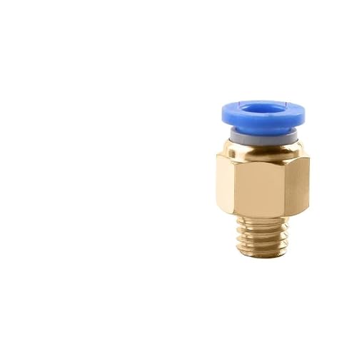 Vcaldgfz Pc6-M8 10Pcs/Lot Pc4 6 8 10 -M6 M8x1 M8x1.25 M10x1 M10x1.5 M12x1.75 M16x2 Pneumatic Connector Trachea Quick-Release Straight Through(Pc6-M8)