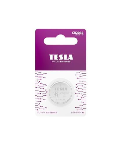 TESLA CR2032 Pilas de litio blíster foil CR2032/3V - 1 unidad