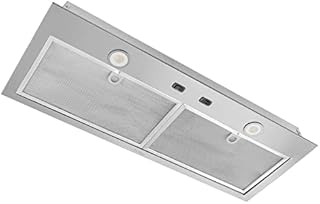 Broan-NuTone BBN1303SS Custom Built Insert with 2-Speed Exhaust Fan and Light, 300 Max Blower CFM, Stainless Steel, 30-Inch Range Hood Power Pack