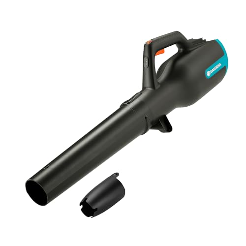 Gardena PowerJet 18V P4A, un soplador de hojas a batería ligero y pensado para uso frecuente en casa