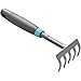 Price comparison product image Gardena Comfort Flower Rake: Lightweight, durable handheld garden tool for beds and pots, made from steel (20223-28)