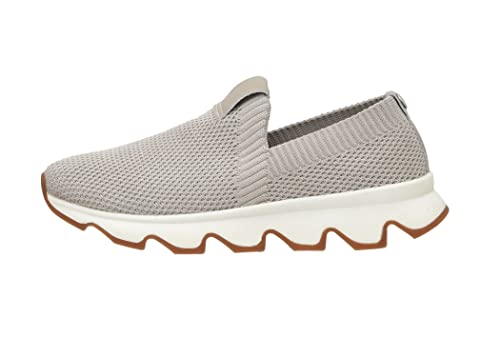 Cushionaire Women's Zain Stretch Slip On Sneaker +Memory Foam, Taupe 8.5 #TOP3