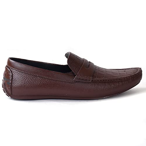 Image of AJANTA Men's Slip-on PVC Loafer | Water Proof & Rain Shoes | Anti Skid Outsole for Firm Grip | Lightweight & Comfortable Formal Moccasins for Office & Party