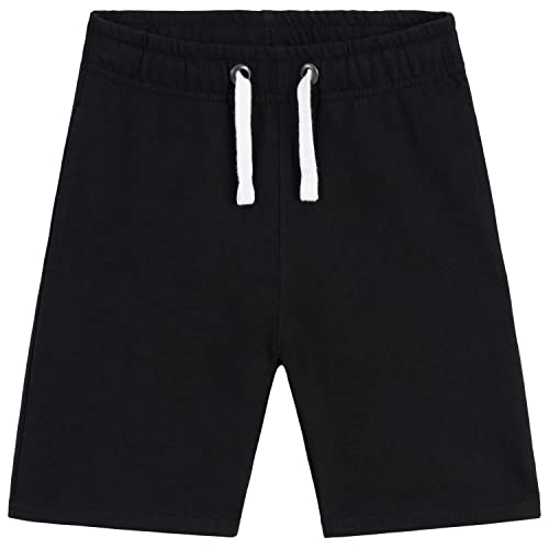 CityComfort Short Enfant Garcon Fille Bermuda en Molleton Bleu Marine, Noir, Gris, Bermuda Molletonné Basique Casual Vêtements Sportswear Enfants et...