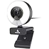 NexiGo N960E 1080P 60FPS Webcam with Light, Software Included, Fast AutoFocus, Built-in Privacy Cover, USB Web Camera, Dual Stereo Microphone, for Zoom Meeting Skype Teams Twitch