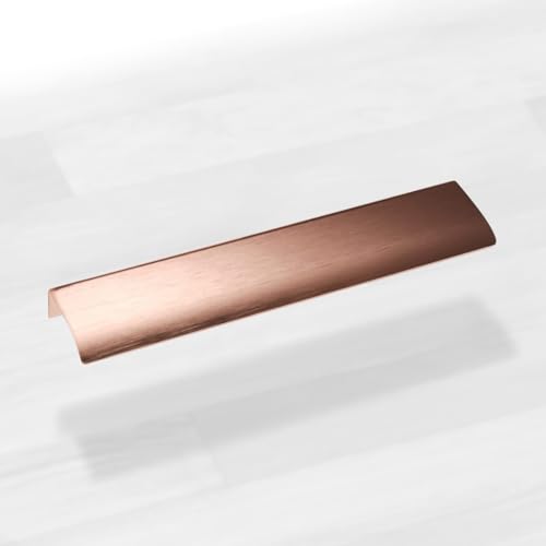 Tirador Edge Straight 200mm Cobre - Tirador para mueble de cocina y baño