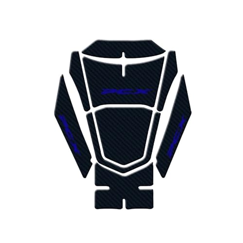 Coussinets traction réservoir PCX 160 grip latéral bleu 3 pièces