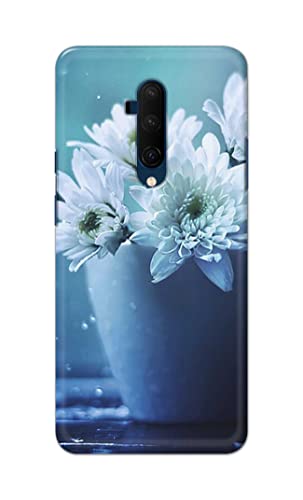 Image of PRINTFIDAA Flowers in The Glass On The Table Printed Designer Hard Back Case Cover for OnePlus 7T Pro /OnePlus 7 Pro -(SF) MVN1002