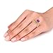 IRA FASHION EMPIRE Bridal Ring Sets chevron Wedding Band Princess Purple Amethyst Solitaire Engagement Ring Gift for Women created-amethyst 14K Yellow Gold Plated 5
