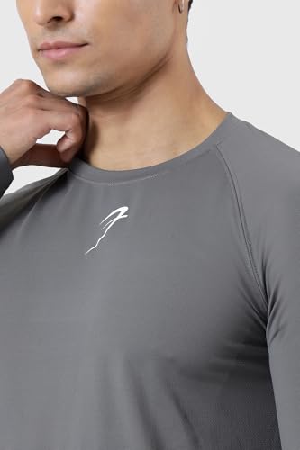 Image of FUAARK Men's Full Sleeves Gym Slim Fit T-Shirt