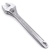 Navegando 15 Inch Heavy Duty Adjustable Wrench, Professional High Carbon Forged Steel Wrench with 47mm Wide Jaw, for Automotive & Industrial Use