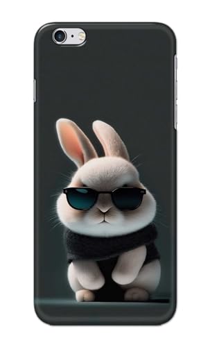 Image of PRINTFIDAA Printed Hard Back Cover Case for Apple iPhone 6 | iPhone 6S Back Cover (Cool Baby Rabbit) -112