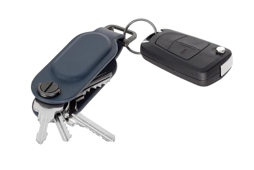 Find My Key Organizer extensible : ne perdez plus vos 4 clés grâce au traceur Apple bleu